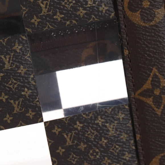 LOUIS VUITTON Monogram Chess Sac Plat Hand Bag 2way M20866 LV Auth bs37539A