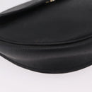 Christian Dior Honeycomb Shoulder Bag PVC Black Gold Auth bs37542-12