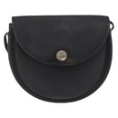 Christian Dior Honeycomb Shoulder Bag PVC Black Gold Auth bs37542-2