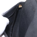 Christian Dior Honeycomb Shoulder Bag PVC Black Gold Auth bs37542-23
