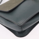 Chloe Fay Shoulder Bag Leather Suede Gray Gold Auth bs37545-13