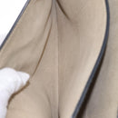 Chloe Fay Shoulder Bag Leather Suede Gray Gold Auth bs37545-26