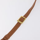 MCM Shoulder Bag Leather Beige Gold Auth bs37546-16