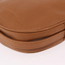 MCM Shoulder Bag Leather Beige Gold Auth bs37546-19