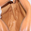 MCM Shoulder Bag Leather Beige Gold Auth bs37546-26