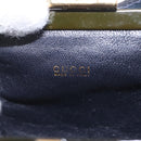 GUCCI Shoulder Bag Patent leather Green Gold Auth bs37548-15