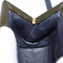GUCCI Shoulder Bag Patent leather Green Gold Auth bs37548-18