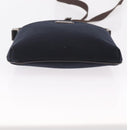 BURBERRY Black Label Shoulder Bag Canvas Navy Silver Auth bs37549-12