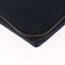 BURBERRY Black Label Shoulder Bag Canvas Navy Silver Auth bs37549-15