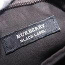 BURBERRY Black Label Shoulder Bag Canvas Navy Silver Auth bs37549-22