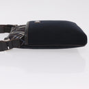BURBERRY Black Label Shoulder Bag Canvas Navy Silver Auth bs37549-5