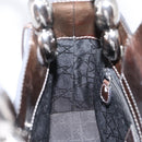 Christian Dior Maris Pearl Bag Patent leather 2way Brown Silver Auth bs37550-20