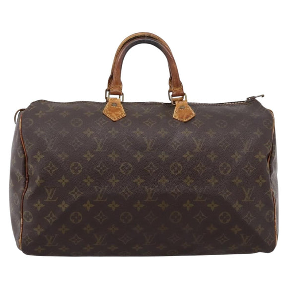 LOUIS VUITTON Monogram Speedy 40 Hand Bag M41522 LV Auth bs37551