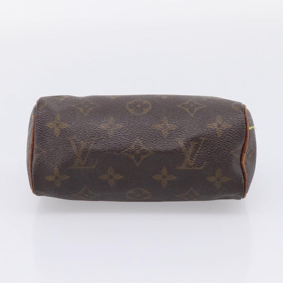 LOUIS VUITTON Monogram Mini Speedy Hand Bag M41534 LV Auth bs37553