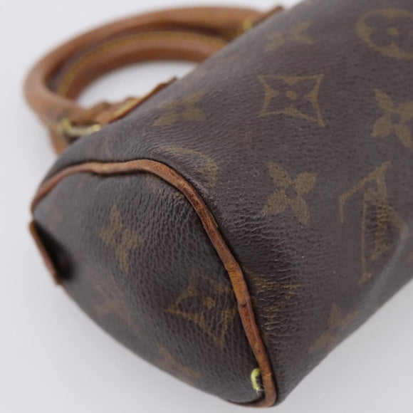 LOUIS VUITTON Monogram Mini Speedy Hand Bag M41534 LV Auth bs37553