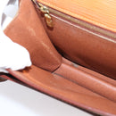 LOUIS VUITTON Epi Serie Dragonne Hand Bag Brown M52618 LV Auth bs37554-21