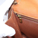 LOUIS VUITTON Epi Serie Dragonne Hand Bag Brown M52618 LV Auth bs37554-22