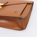 LOUIS VUITTON Epi Serie Dragonne Hand Bag Brown M52618 LV Auth bs37554-7