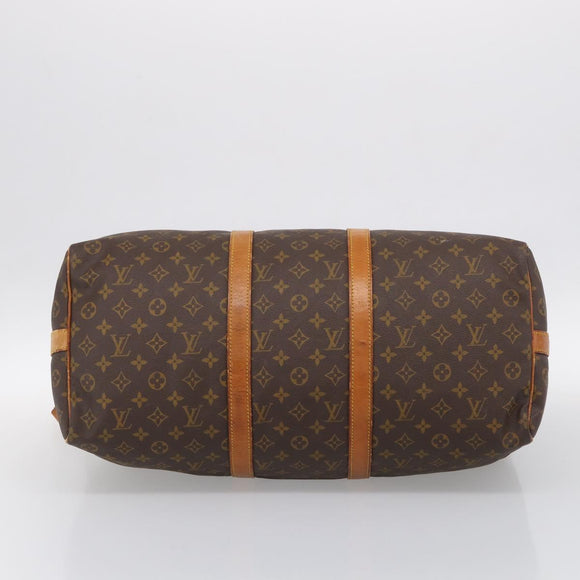 LOUIS VUITTON Monogram Keepall Bandouliere 50 Boston Bag M41416 LV Auth bs37555