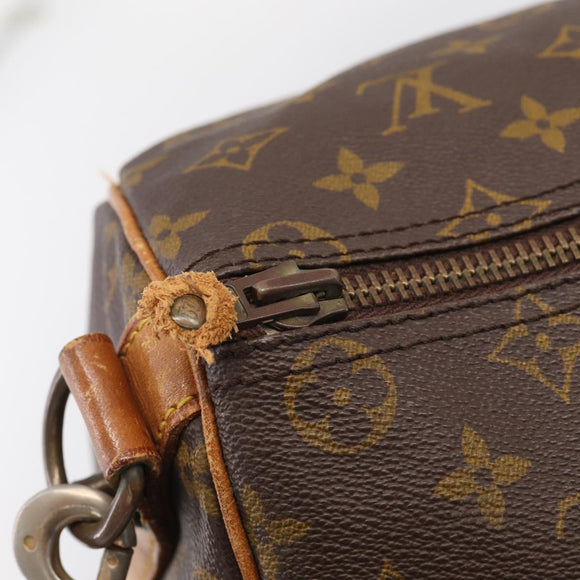 LOUIS VUITTON Monogram Keepall Bandouliere 50 Boston Bag M41416 LV Auth bs37555