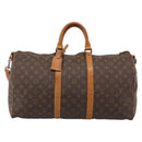LOUIS VUITTON Monogram Keepall Bandouliere 50 Boston Bag M41416 LV Auth bs37555-2