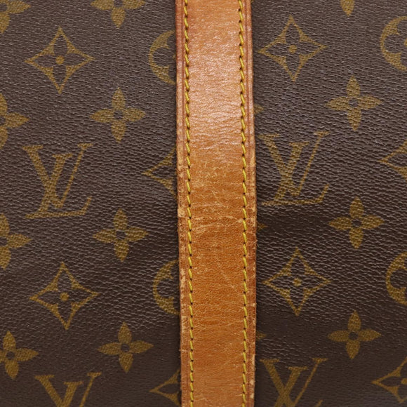 LOUIS VUITTON Monogram Keepall Bandouliere 50 Boston Bag M41416 LV Auth bs37555