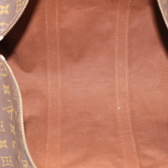 LOUIS VUITTON Monogram Keepall Bandouliere 50 Boston Bag M41416 LV Auth bs37555