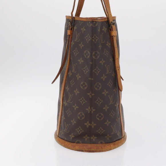 LOUIS VUITTON Monogram Bucket GM Shoulder Bag M42236 LV Auth bs37556