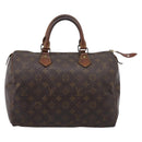 LOUIS VUITTON Monogram Speedy 30 Hand Bag M41526 LV Auth bs37558-2