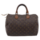 LOUIS VUITTON Monogram Speedy 30 Hand Bag M41526 LV Auth bs37558-3