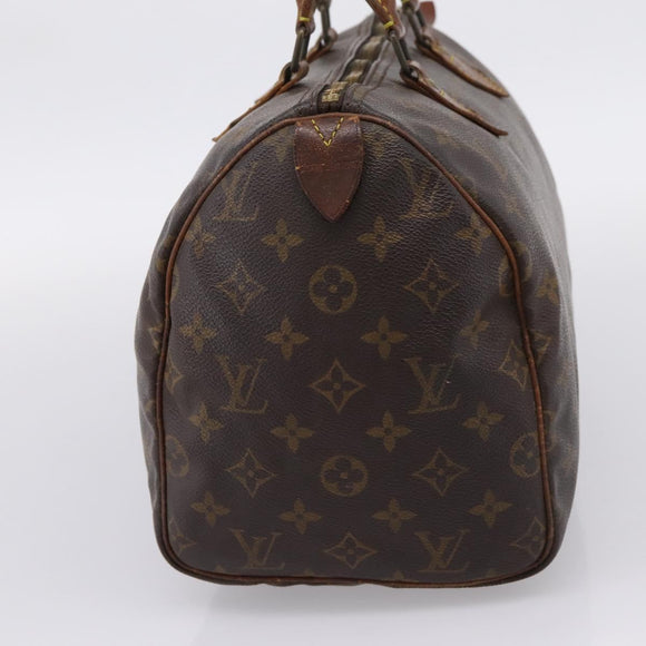 LOUIS VUITTON Monogram Speedy 30 Hand Bag M41526 LV Auth bs37558