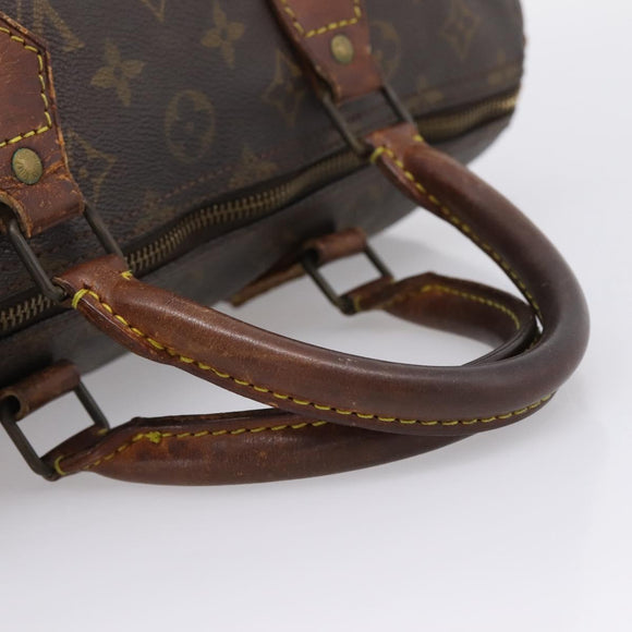 LOUIS VUITTON Monogram Speedy 30 Hand Bag M41526 LV Auth bs37558
