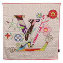 LOUIS VUITTON LVxTM Superflat Scarf Silk Multicolor M96097 LV Auth bs37559M-1