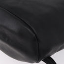 Gianni Versace Backpack Leather Black Gold Auth bs37561-13