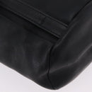 Gianni Versace Backpack Leather Black Gold Auth bs37561-14