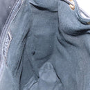 Gianni Versace Backpack Leather Black Gold Auth bs37561-22