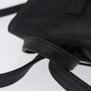 Gianni Versace Backpack Leather Black Gold Auth bs37561-7