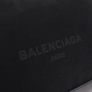 Balenciaga Clutch Bag Canvas Silver Black 373840 Auth bs37565-13
