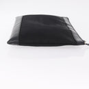 Balenciaga Clutch Bag Canvas Silver Black 373840 Auth bs37565-4