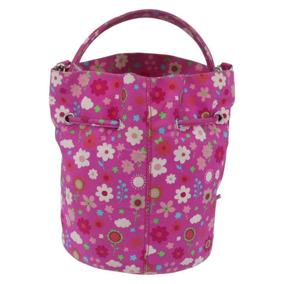 Balenciaga Wheel XS Drawstring Bucket Nylon 2way Pink 656682 Auth bs37567A