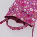 Balenciaga Wheel XS Drawstring Bucket Nylon 2way Pink 656682 Auth bs37567A-6