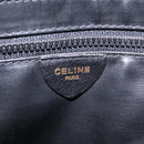 CELINE Shoulder Bag Leather Black Gold Auth bs37568-20