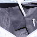 CHANEL Paris New York Line Matelasse Tote Bag Nylon Gray Silver CC Auth bs37569V-21