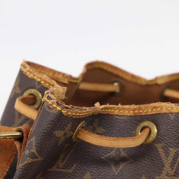 LOUIS VUITTON Monogram Petit Noe Shoulder Bag M42226 LV Auth bs37572
