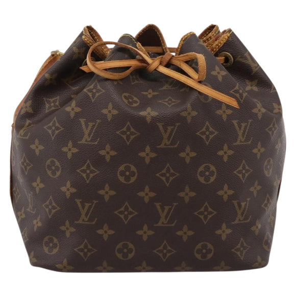 LOUIS VUITTON Monogram Petit Noe Shoulder Bag M42226 LV Auth bs37572