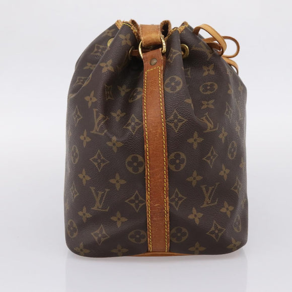 LOUIS VUITTON Monogram Petit Noe Shoulder Bag M42226 LV Auth bs37572
