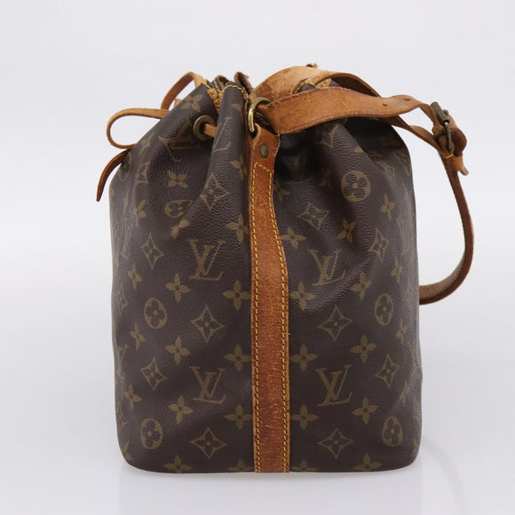 LOUIS VUITTON Monogram Petit Noe Shoulder Bag M42226 LV Auth bs37572