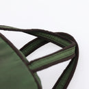 PRADA Tote Bag Nylon Khaki Silver Auth bs37577-8