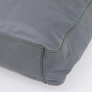 PRADA Tote Bag Nylon Gray Silver Auth bs37578-10
