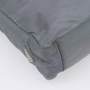 PRADA Tote Bag Nylon Gray Silver Auth bs37578-11